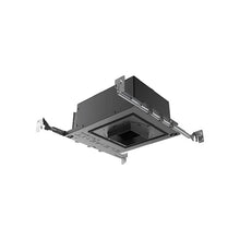 Load image into Gallery viewer, ELEMENT 3-Inch Round IC Rated LED Adjustable Recessed Housing in Black.
