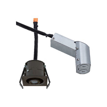 Load image into Gallery viewer, ENTRA Niche 2-Inch Square LED Adjustable Downlight Recessed Housing in Detail.
