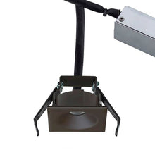 Load image into Gallery viewer, ENTRA Niche 2-Inch Square LED Fixed Downlight Recessed Housing in Detail.
