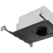 Load image into Gallery viewer, Entra 3-Inch LED Adjustable and Wall Wash Recessed Housing in exhibition room.
