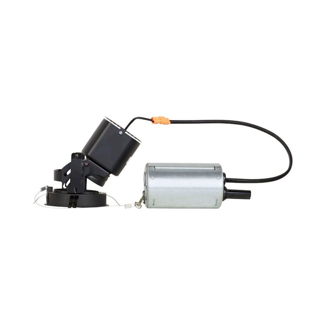 Entra 3-Inch Round Non-IC Rated LED Adjustable and Wall Wash Remodel Recessed Housing in Black.