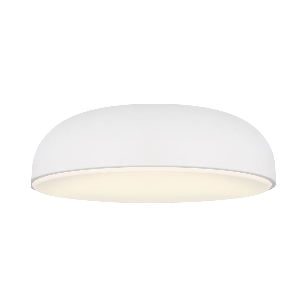Kosa LED Flush Mount Ceiling Light in Matte White.