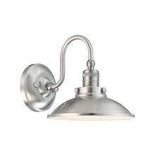 Load image into Gallery viewer, Baytree Lane Outdoor LED Wall Light in Brushed Aluminum (8.5-Inch).
