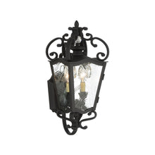 Load image into Gallery viewer, Brixton Ivey Outdoor Wall Light in Sand Coal/Soft Brass (Small).
