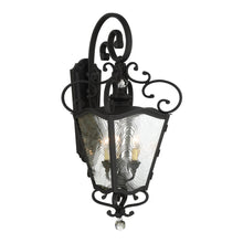 Load image into Gallery viewer, Brixton Ivey Outdoor Wall Light in Sand Coal/Soft Brass (Large).
