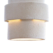 Load image into Gallery viewer, Ceramic Outdoor Wall Light in Detail.
