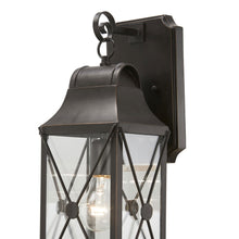 Load image into Gallery viewer, De Luz Outdoor Wall Light in Detail.
