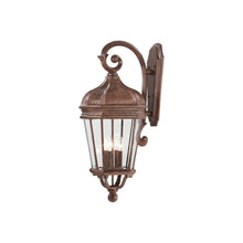 Load image into Gallery viewer, Harrison Outdoor Wall Light in Vintage Rust (4-Light).
