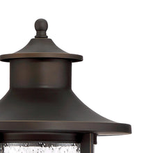 Load image into Gallery viewer, Highland Ridge Outdoor Post Light in Detail.
