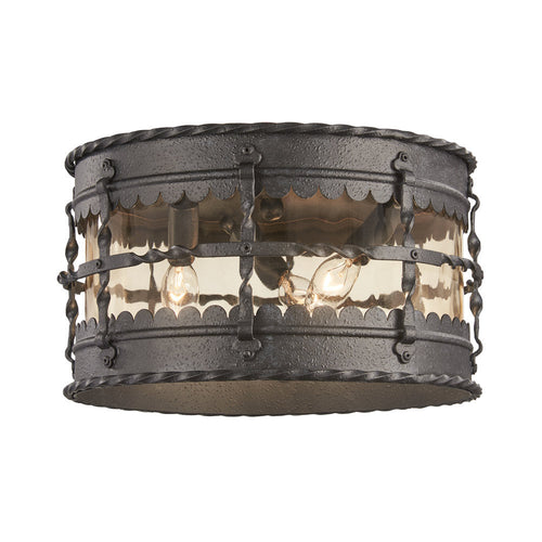 Mallorca Outdoor Flush Mount Ceiling Light.