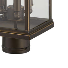 Load image into Gallery viewer, Mariner&#39;s Pointe Outdoor Post Light in Detail.
