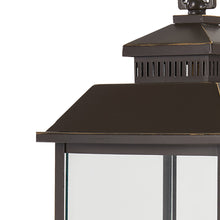 Load image into Gallery viewer, Miner&#39;s Loft Outdoor Post Light in Detail.
