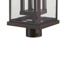 Load image into Gallery viewer, Miner&#39;s Loft Outdoor Post Light in Detail.
