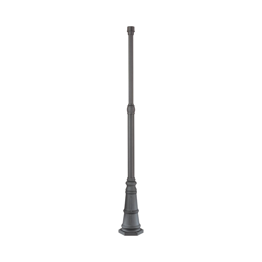 Post with Base in Sand Coal (83.75-Inch).
