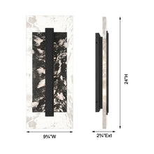 Load image into Gallery viewer, Temecula Outdoor LED Wall Light - line drawing.
