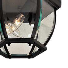 Load image into Gallery viewer, Wyndmere Outdoor Flush Mount Ceiling Light in Detail.
