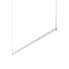 Load image into Gallery viewer, Thin-Line™ LED Pendant Light in Satin White (1-Light/72-Inch).
