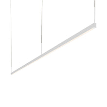 Load image into Gallery viewer, Thin-Line™ LED Pendant Light in Satin White (1-Light/96-Inch).
