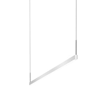 Load image into Gallery viewer, Thin-Line™ LED Pendant Light in Bright Satin Aluminum (1-Light/48-Inch).

