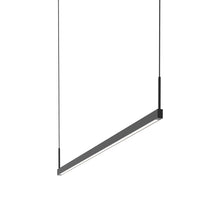 Load image into Gallery viewer, Thin-Line™ LED Pendant Light in Satin Black (1-Light/48-Inch).
