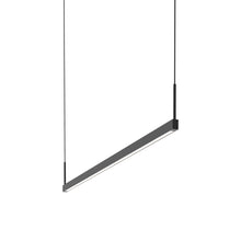 Load image into Gallery viewer, Thin-Line™ LED Pendant Light in Satin Black (2-Light/48-Inch).
