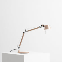 Load image into Gallery viewer, Tolomeo Micro LED Table Lamp in Brushed Copper/Table Base/60W.
