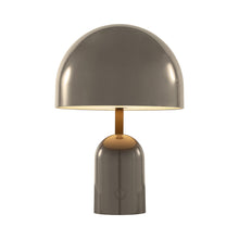 Load image into Gallery viewer, Bell LED Portable Table Lamp in Taupe.
