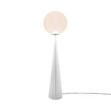 Load image into Gallery viewer, Globe Fat LED Floor Lamp in Detail.
