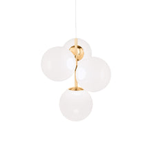 Load image into Gallery viewer, Globe LED Mini Chandelier in Detail.
