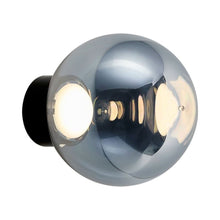 Load image into Gallery viewer, Globe LED Wall Light in Silver.
