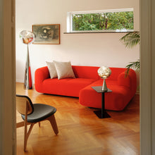 Load image into Gallery viewer, Melt Cone Fat LED Floor Lamp in living room.
