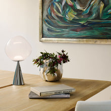 Load image into Gallery viewer, Melt Cone Fat LED Table Lamp in living room.
