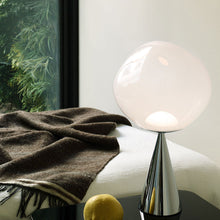 Load image into Gallery viewer, Melt Cone Fat LED Table Lamp in bedroom.
