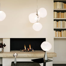 Load image into Gallery viewer, Melt Cone Fat LED Table Lamp in living room.
