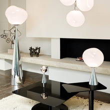 Load image into Gallery viewer, Melt Cone Fat LED Table Lamp in living room.
