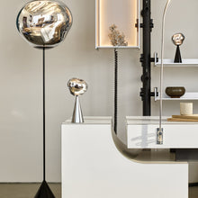 Load image into Gallery viewer, Melt Cone Slim LED Floor Lamp in living room.
