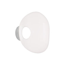 Load image into Gallery viewer, Melt LED Ceiling / Wall Light in Opal/Silver (Small).
