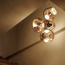 Load image into Gallery viewer, Melt LED Mini Chandelier in living room.
