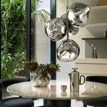 Load image into Gallery viewer, Melt LED Mini Chandelier in living room.
