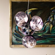 Load image into Gallery viewer, Melt LED Mini Chandelier in living room.
