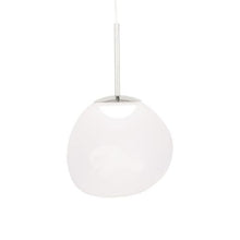 Load image into Gallery viewer, Melt LED Mini Pendant Light in Opal/Silver.
