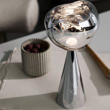 Load image into Gallery viewer, Melt LED Portable Table Lamp in Detail.
