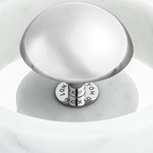 Load image into Gallery viewer, Stone LED Portable Table Lamp in Detail.
