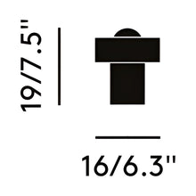 Load image into Gallery viewer, Stone LED Portable Table Lamp - line drawing.
