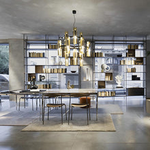 Load image into Gallery viewer, Excalibur Chandelier in living room.
