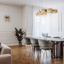 Load image into Gallery viewer, Excalibur LED Wall Light in dining room.
