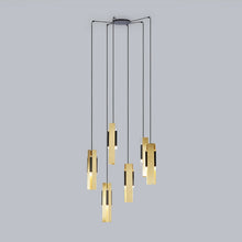 Load image into Gallery viewer, Excalibur Multi Light Pendant Light in Detail.
