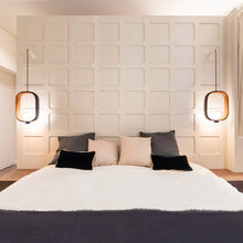 Load image into Gallery viewer, Filipa LED Pendant Light in bedroom.
