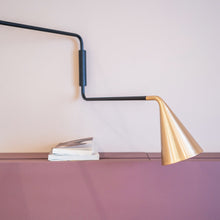 Load image into Gallery viewer, Gordon 2-Light Orientable Wall Light in Detail.
