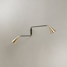 Load image into Gallery viewer, Gordon 2-Light Orientable Wall Light in Detail.
